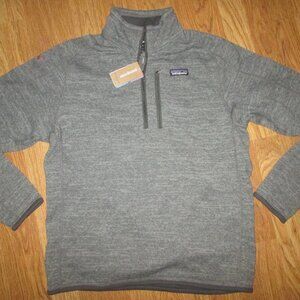 COPY - Mens PATAGONIA BETTER SWEATER 1/4 zip fleece lined pullover shirt M Md N…
